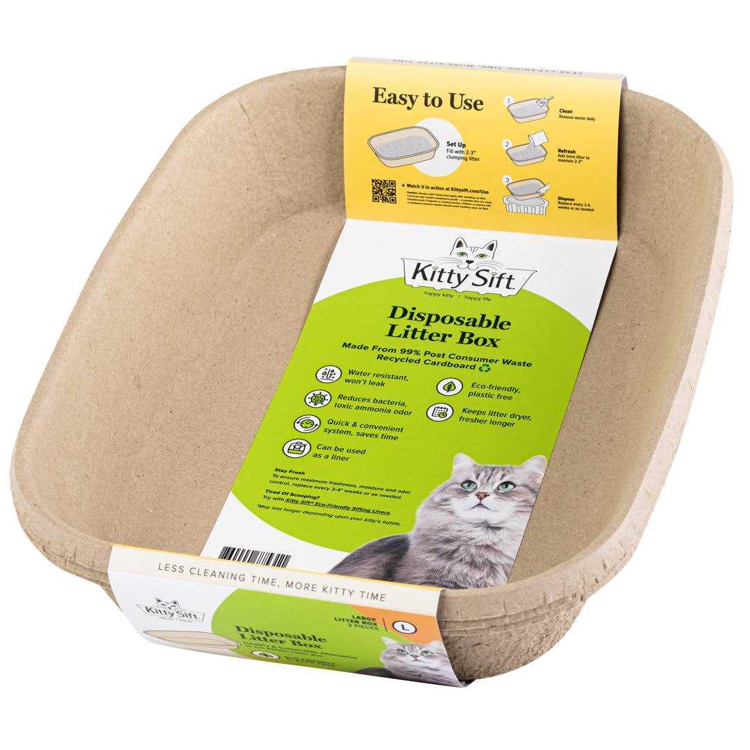 Disposable Sifting Litter Box L5679