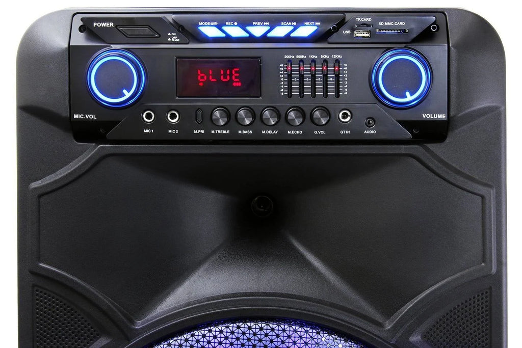Rechargeable Bluetooth Tailgate Speaker with LEDs O9515