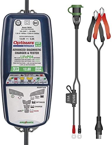 5A 12.8V/13.2V Battery Charger-Tester-maintainer J183