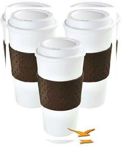 BPA Free Reusable To Go Mug 3-Pack F573