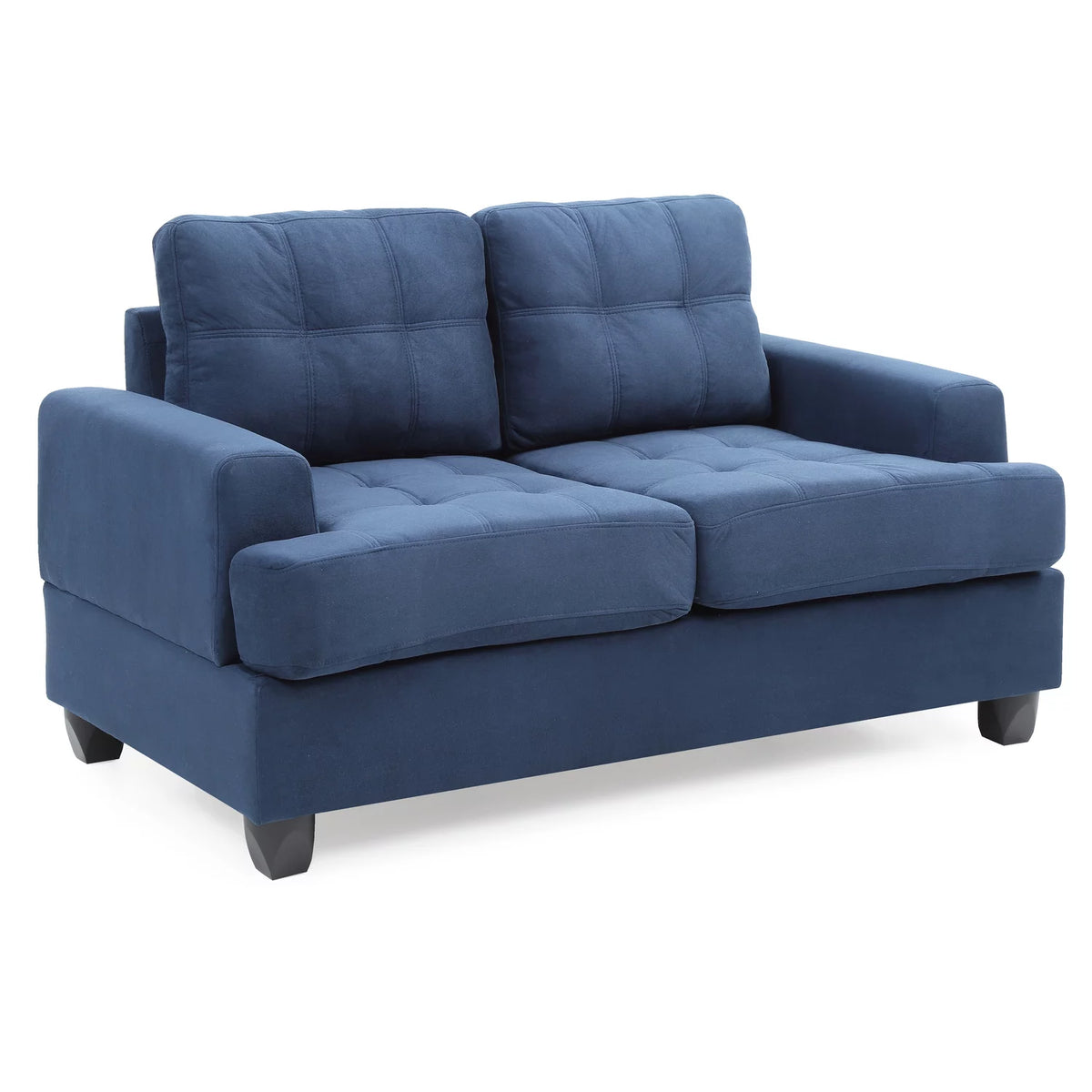 Navy Blue Loveseat V890580