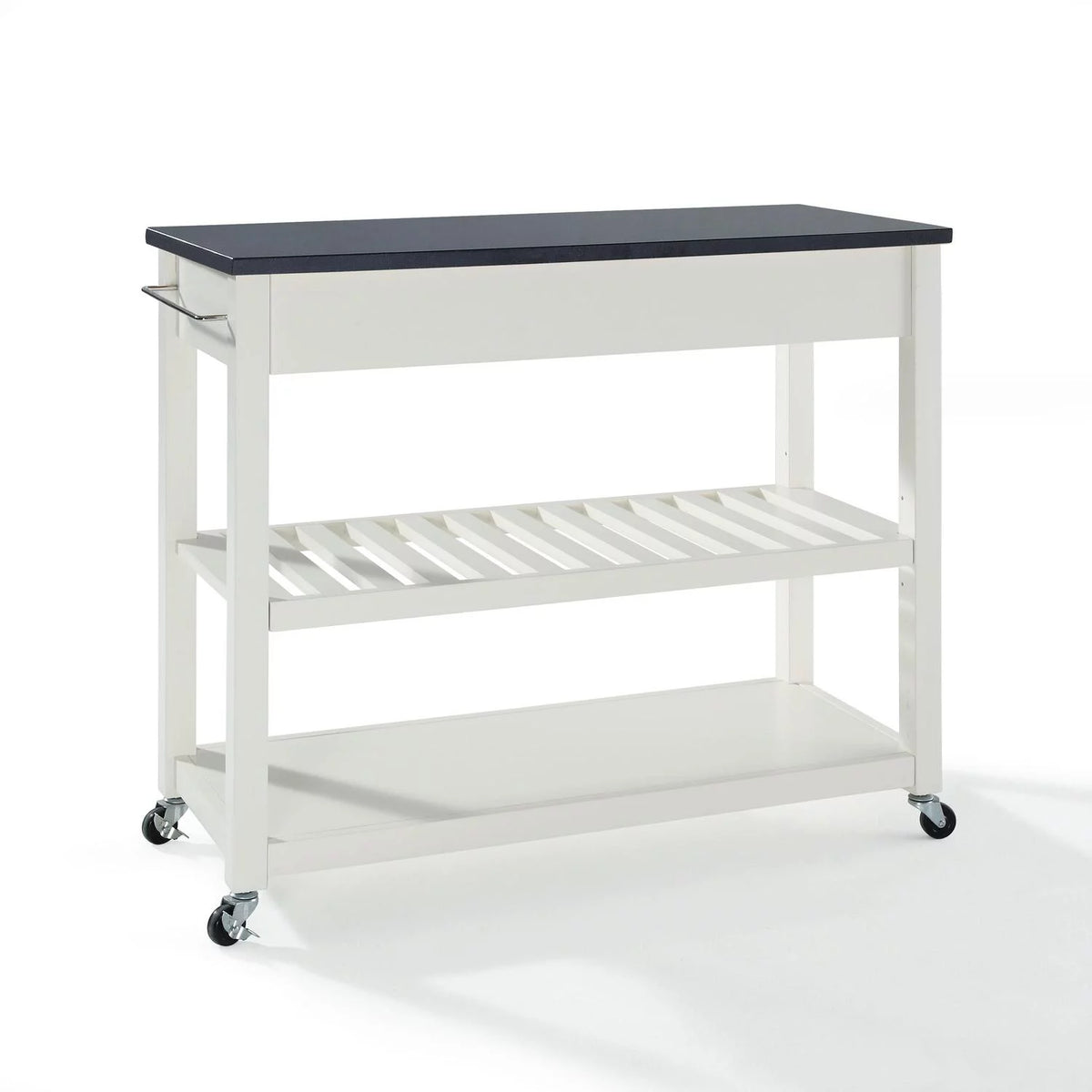 Southwestern Style Granite Top Kitchen Prep Cart H690