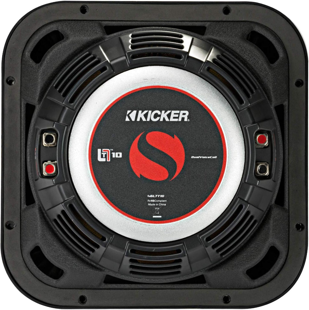 10" 1000W Shallow Mount Subwoofers S6877