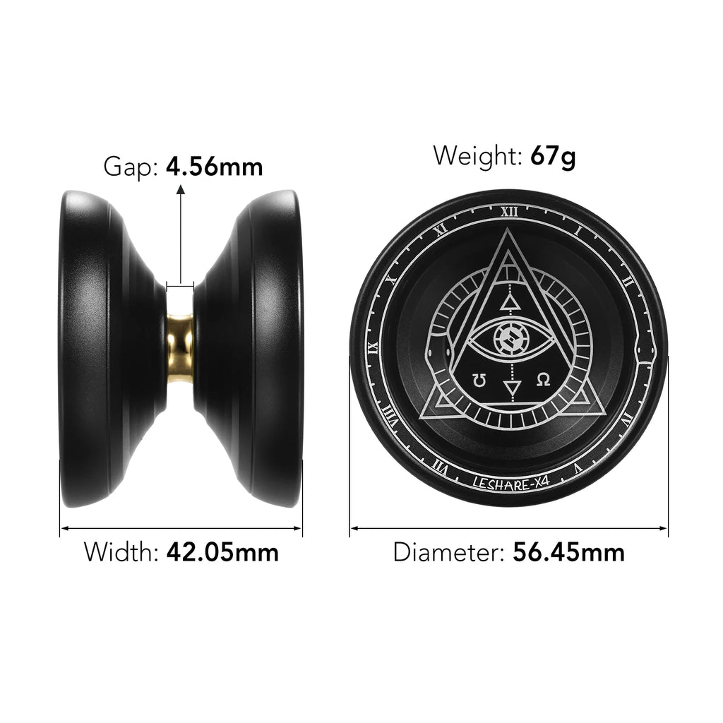 Aluminum Yoyo Ball with Strings and Glove S9894