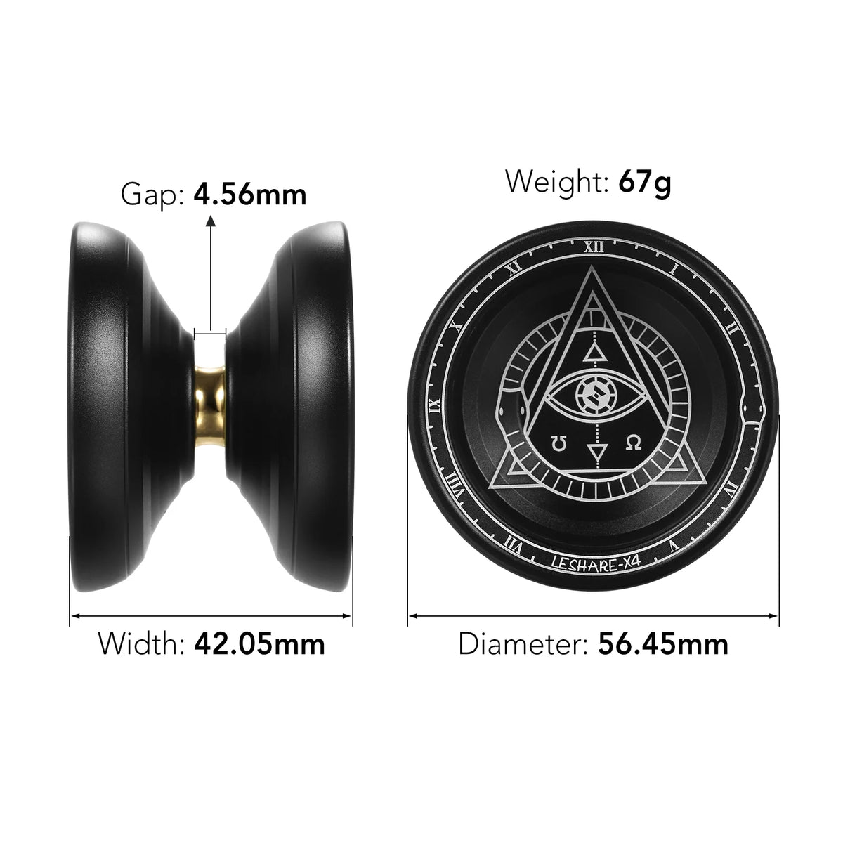 Aluminum Yoyo Ball with Strings and Glove S9894
