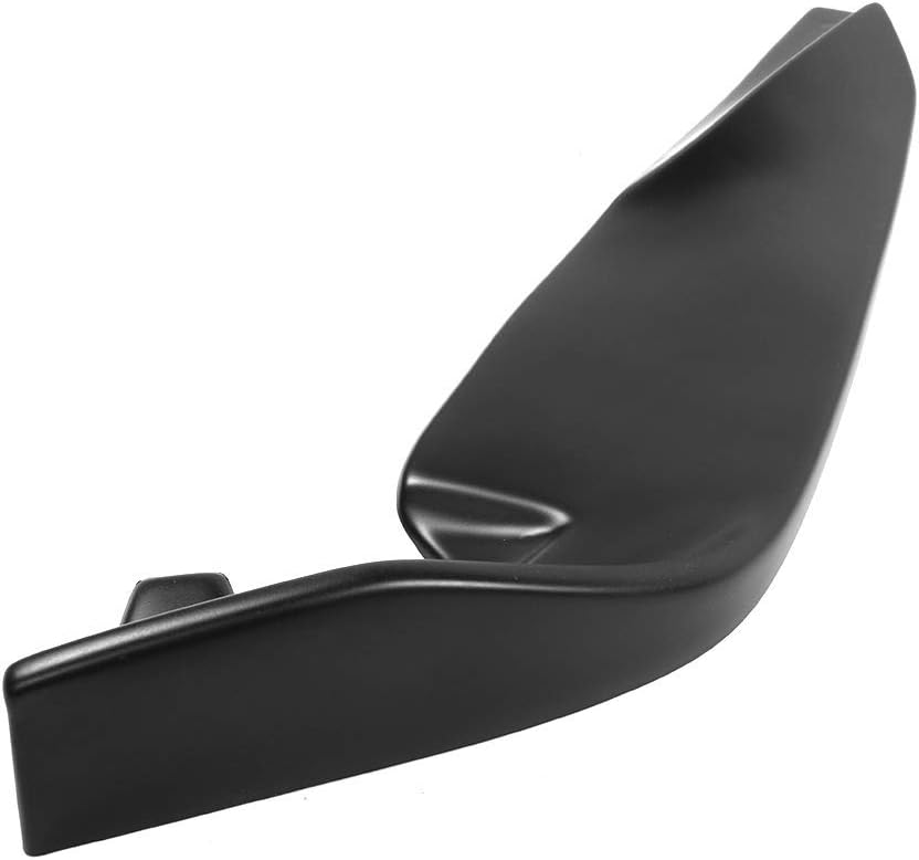 Front Bumper Lip Matte Black PP 2 Pieces L534