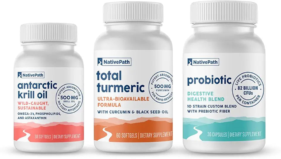 Krill Oil Turmeric Probiotic 30 Servings Q13552