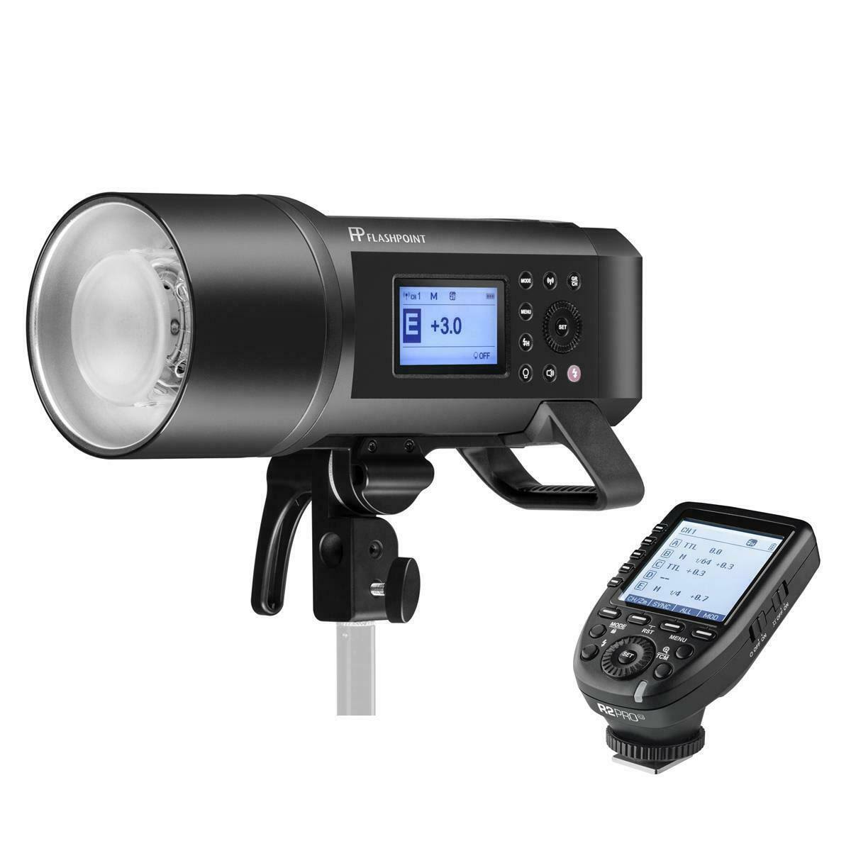 Flashpoint XPLOR 600PRO HSS Battery-Powered Monolight with Built-in R2 2.4GHz Radio Remote System R2 Pro Transmitter for Panasonic M11330
