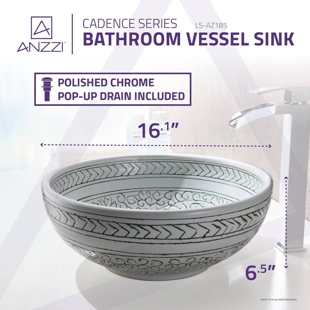 Vessel Sink in Decor White M67421