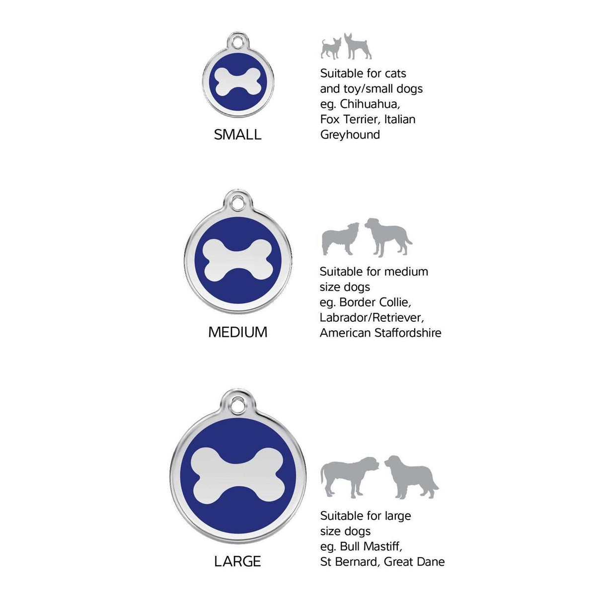 Stainless Steel Dog ID Tag B48747