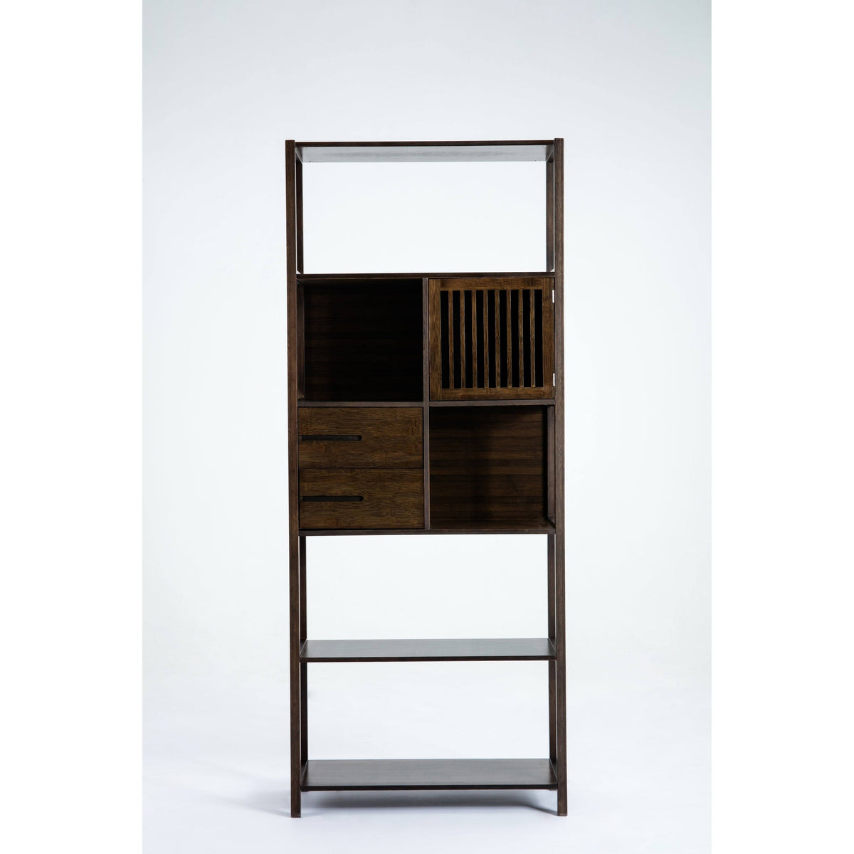 Cappuccino Bamboo Bookcase N1212