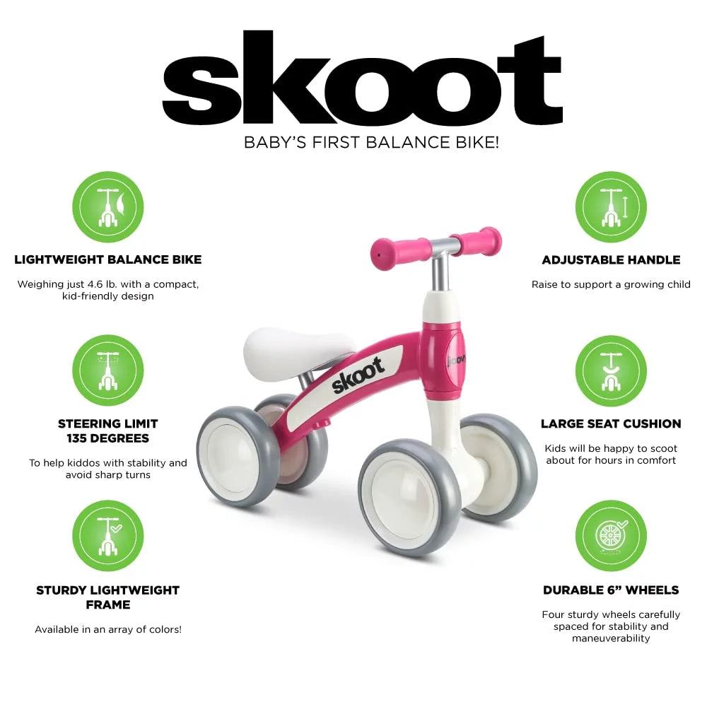 Pink Toddler Balance Bike I6311