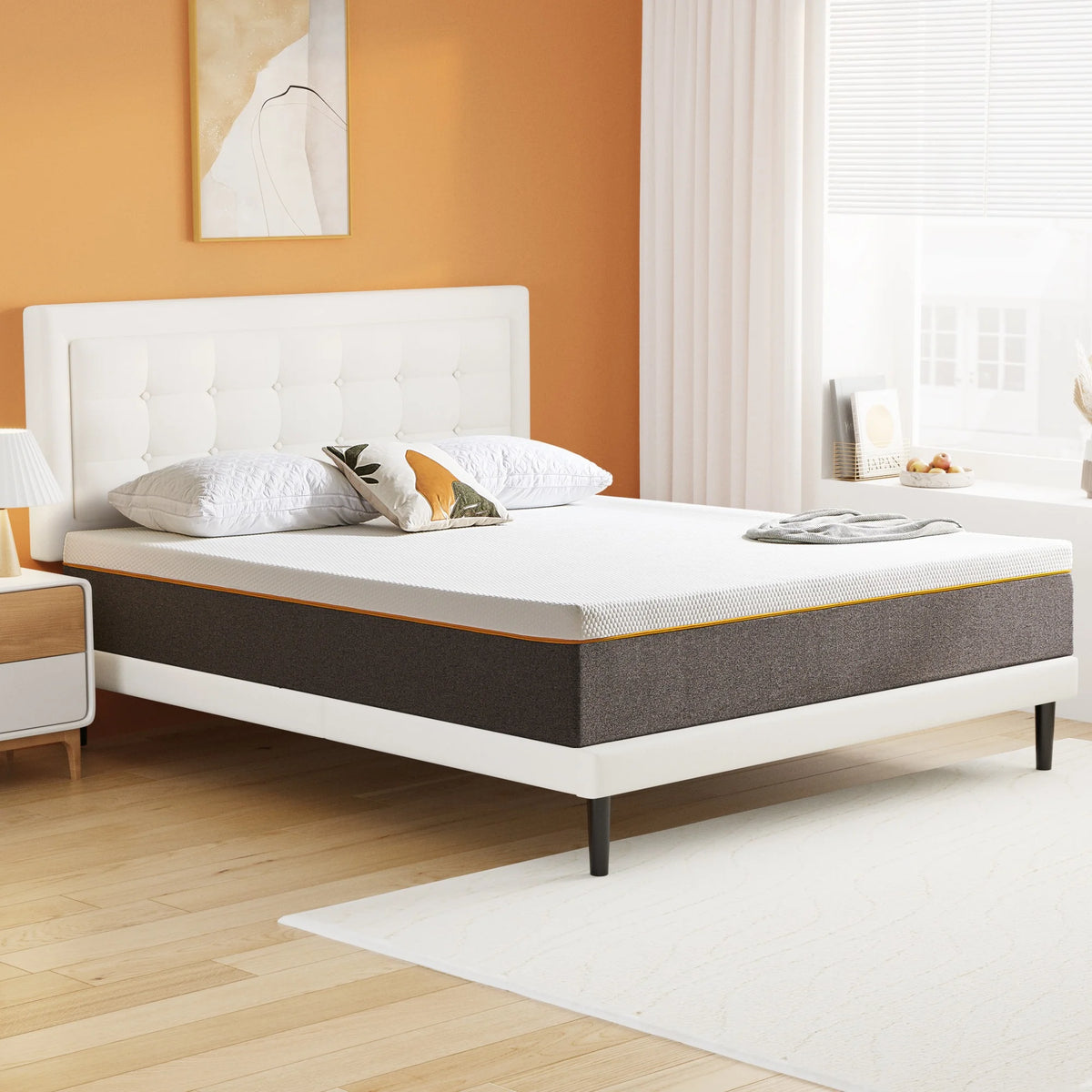 Queen 10 Cool Gel Memory Foam Mattress Q695952