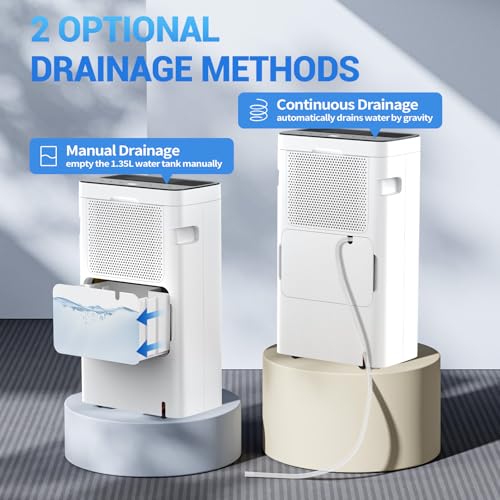 30 Pints Dehumidifier with Drain Hose L9814