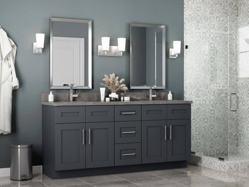 Onyx Painted Pine Door Wall Cabinet B708