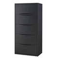 30 in. 5 Drawer Black Lateral File Cabinet C765669