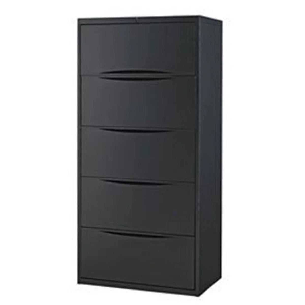 30 in. 5 Drawer Black Lateral File Cabinet C765669