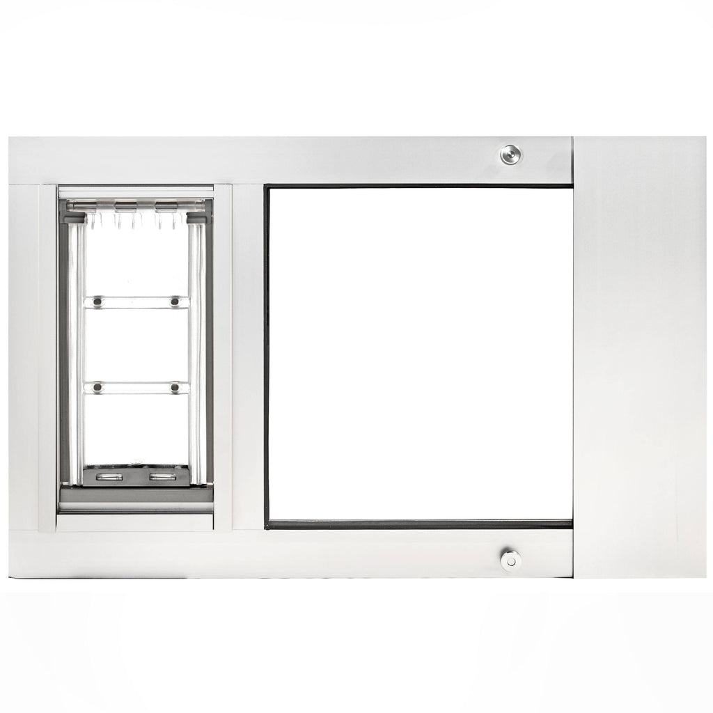 White Small Cat Door Z944
