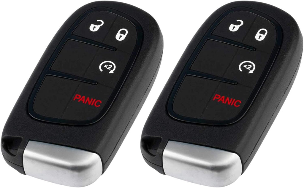2 Smart Key Fob for 2014-2018 Jeep Cherokee Keyless Entry Remote Start Pack of 2 A69222