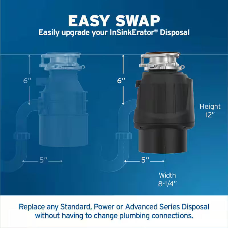 3/4 HP Continuous Feed Garbage Disposal H531