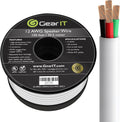 14/4 Speaker Wire 250 Feet 14AWG CL2 Rated 4 Conductors OFC Oxygen-Free Copper White X516767