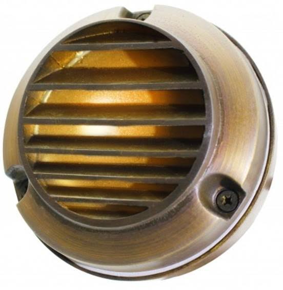 Antique Bronze Step Light with 6 ft Cable Z95693