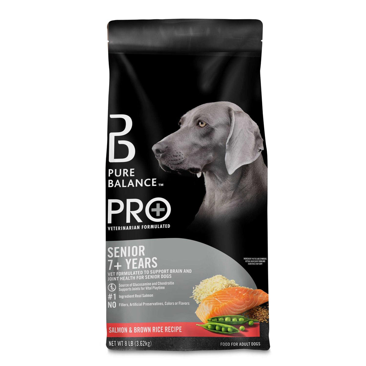 Senior Salmon & Brown Rice Dry Dog Food S9544