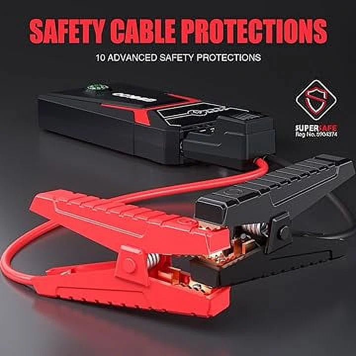 1500A Peak 12V Portable Car Jump Starter M32776