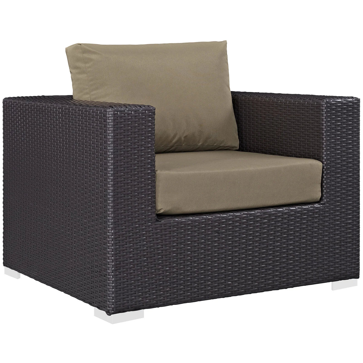 Brown Rattan 10 PCS Sectional Sofa Set X98995